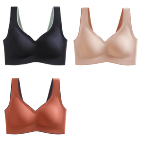 Sutiã Sem Costura Latex Confort / Leve 3 e Pague 2