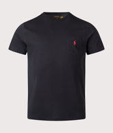 Camiseta Masculina Polo RL com bolso - Preta