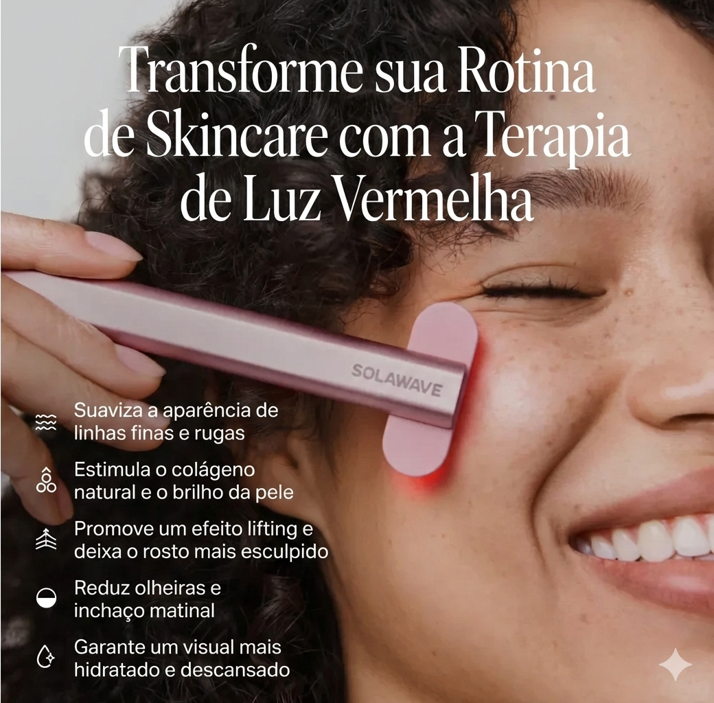 Varinha de Fototerapia Facial Pro 4 em 1 - Tecnologia Antienvelhecimento