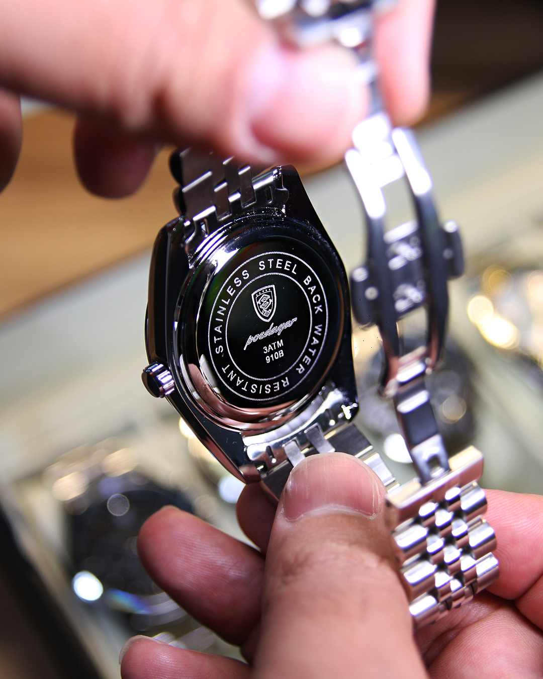 Relogio Poedagar SteelLuxe